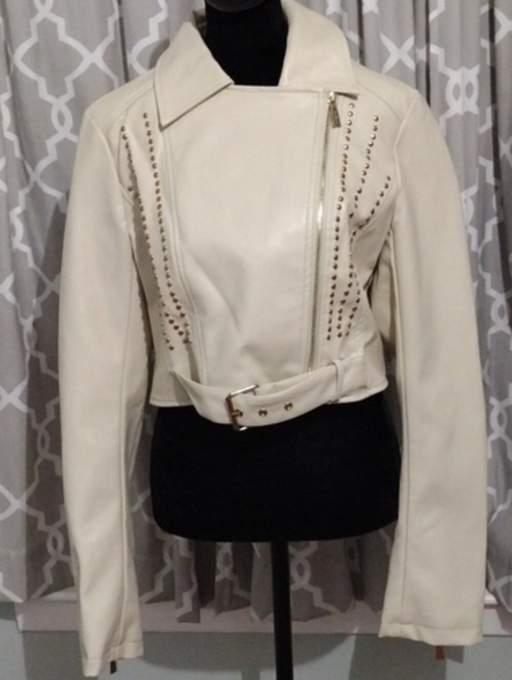 Gio Cellini Faux Leather Jacket